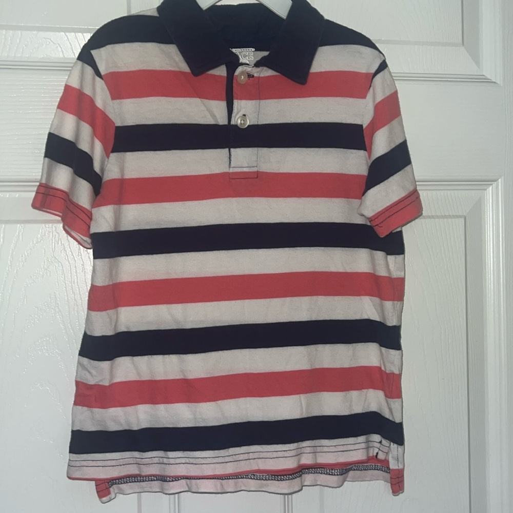 Boys Striped Polo Size 5T